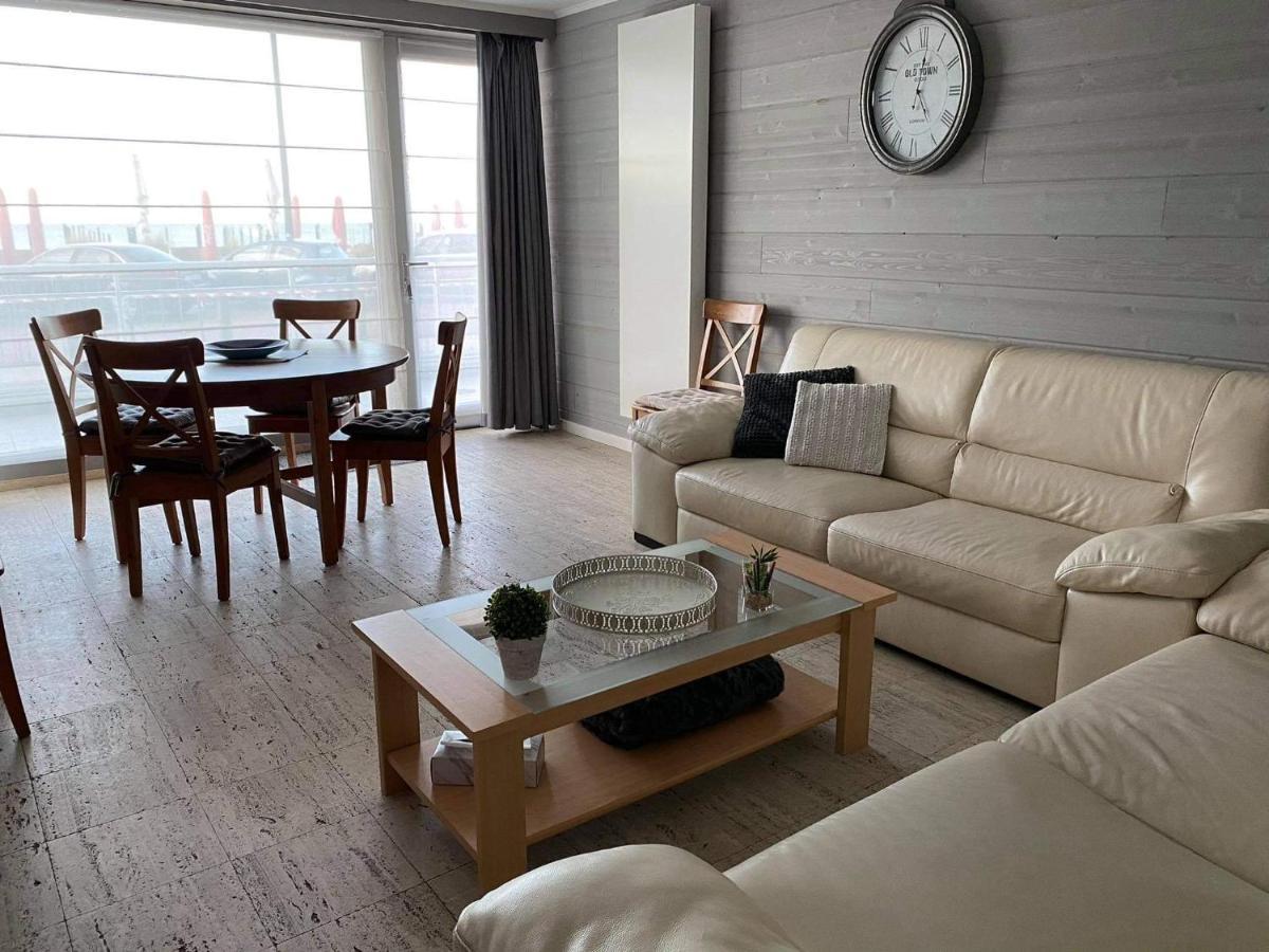 Gelijkvloers Zeezicht Appartement Sterckx Blankenberge Luaran gambar